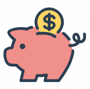 Piggy bank icon